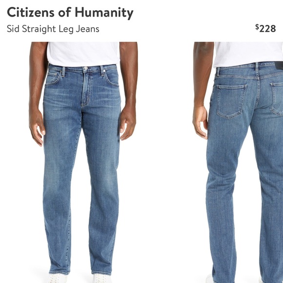 Citizens of humanity classic straight SID denim